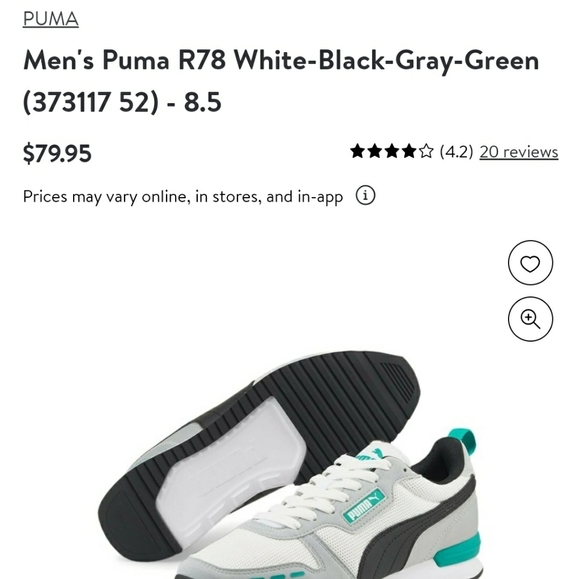 Puma R78 (373117-52) mens 9.5 shoes US - Picture 9 of 10